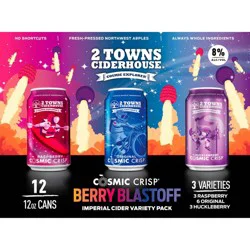 2 Towns Ciderhouse 2 Towns Cosmic Explorer Variety - 12pk/12 fl oz Cans