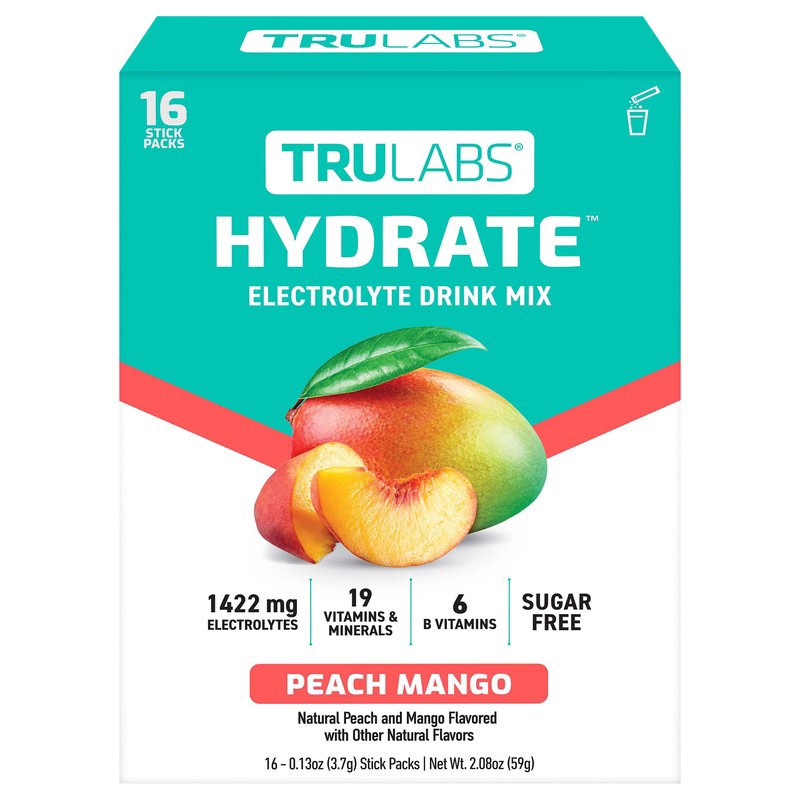 slide 1 of 5, TruLabs Electrolyte Drink Mix, 16 ct