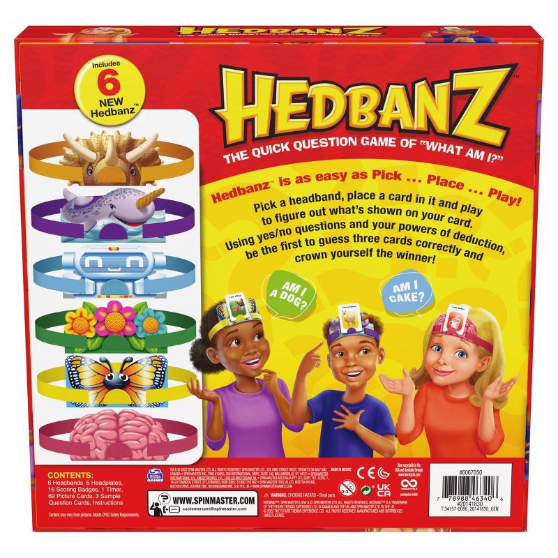 slide 7 of 14, Spin Master Games Hedbanz 2nd Edition Picture Guessing Board Game, 1 ct