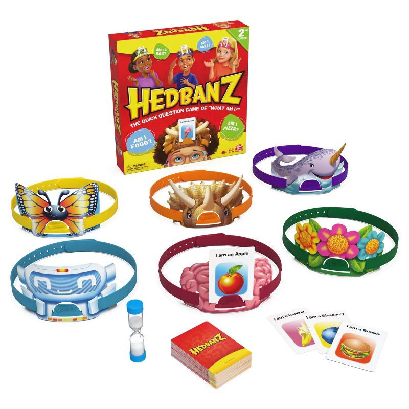 slide 1 of 14, Spin Master Games Hedbanz 2nd Edition Picture Guessing Board Game, 1 ct