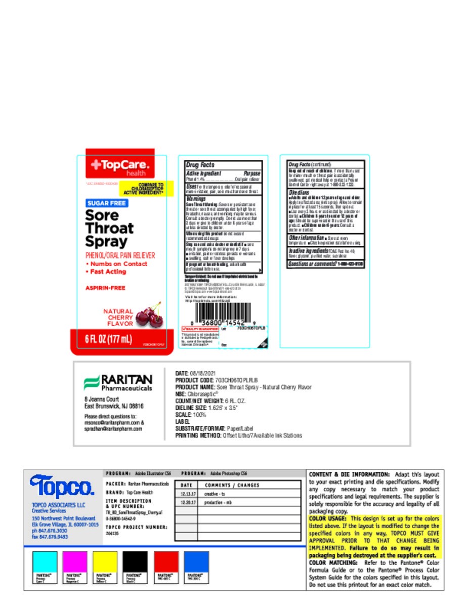 slide 13 of 15, TopCare Health Sugar Free Natural Cherry Flavor Sore Throat Spray 6 fl oz, 6 fl oz