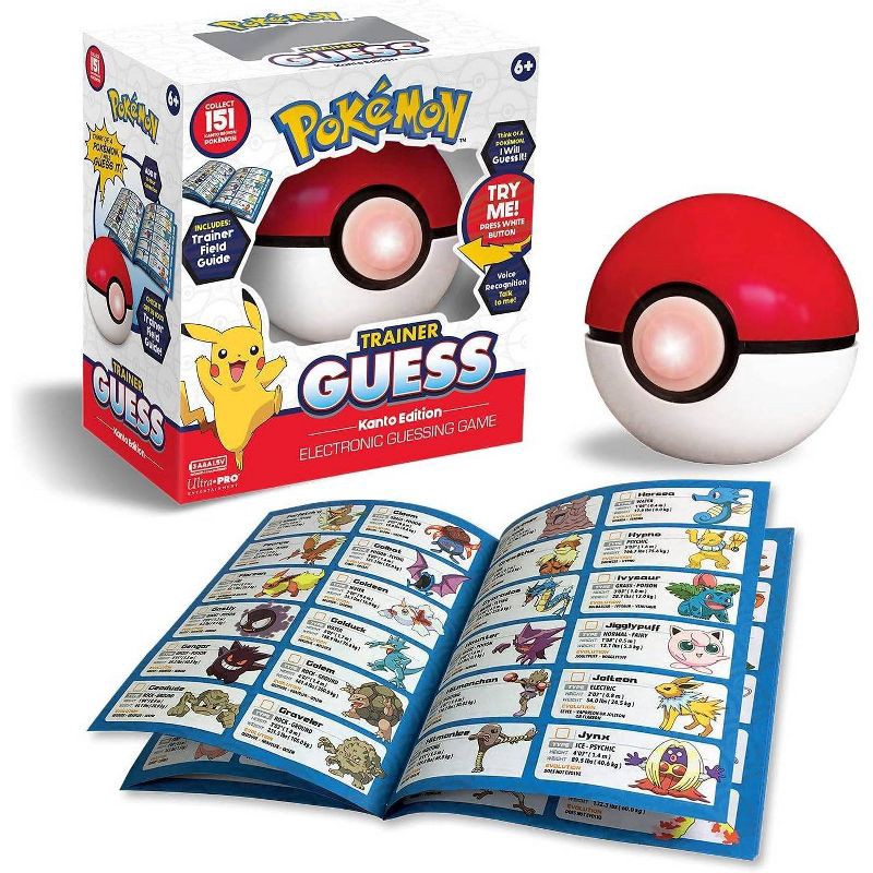 slide 9 of 10, Ultra PRO Pokemon Trainer Guess Kanto Board Game: Creative Thinking & Problem Solving, 1+ Players, Includes Game Board, 1 ct