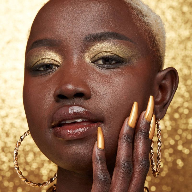 slide 4 of 7, NYX Professional Makeup Ultimate Glow Shots Vitamin C Infused Liquid Eyeshadow - Glitzy Guava - 0.25 fl oz, 0.25 fl oz