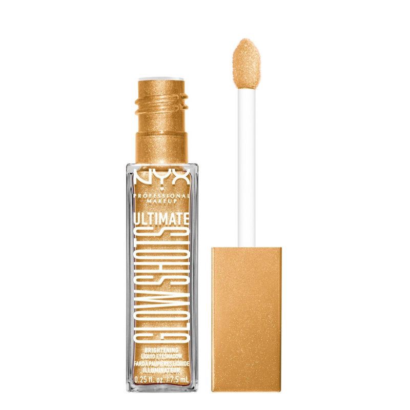 slide 1 of 7, NYX Professional Makeup Ultimate Glow Shots Vitamin C Infused Liquid Eyeshadow - Glitzy Guava - 0.25 fl oz, 0.25 fl oz