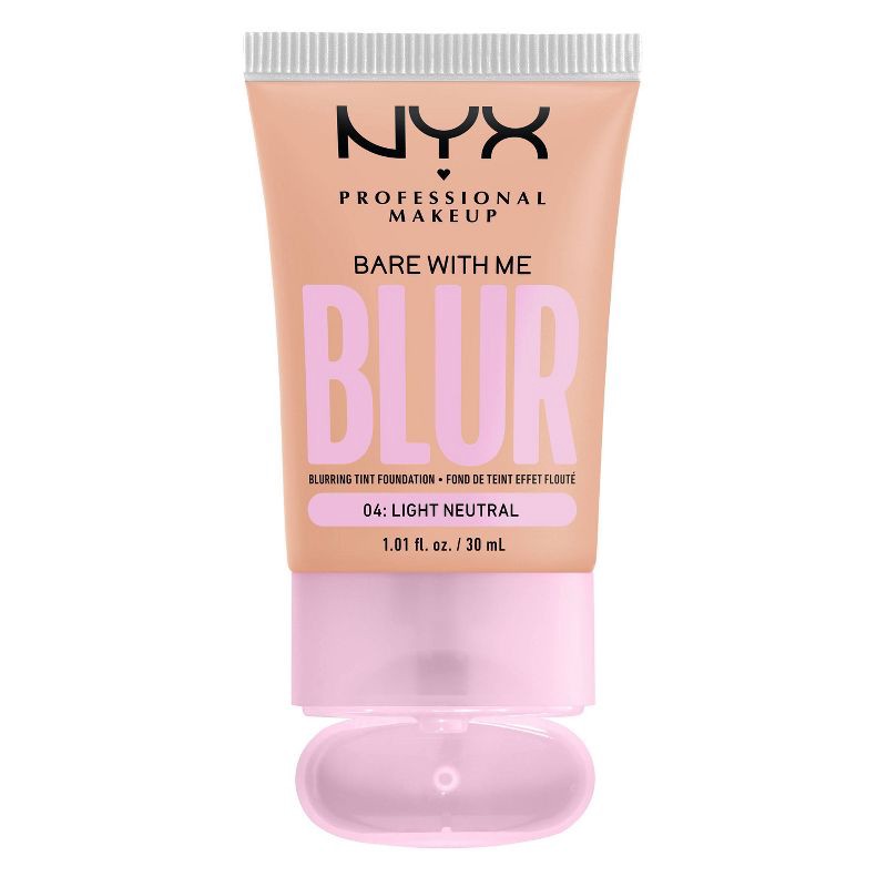 slide 6 of 6, NYX Professional Makeup Bare With Me Blur Tint Soft Matte Foundation - 04 Light Neutral - 1.01 fl oz, 1.01 fl oz