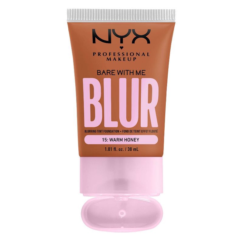 slide 7 of 7, NYX Professional Makeup Bare With Me Blur Tint Soft Matte Foundation - 15 Warm Honey - 1.01 fl oz, 1.01 fl oz