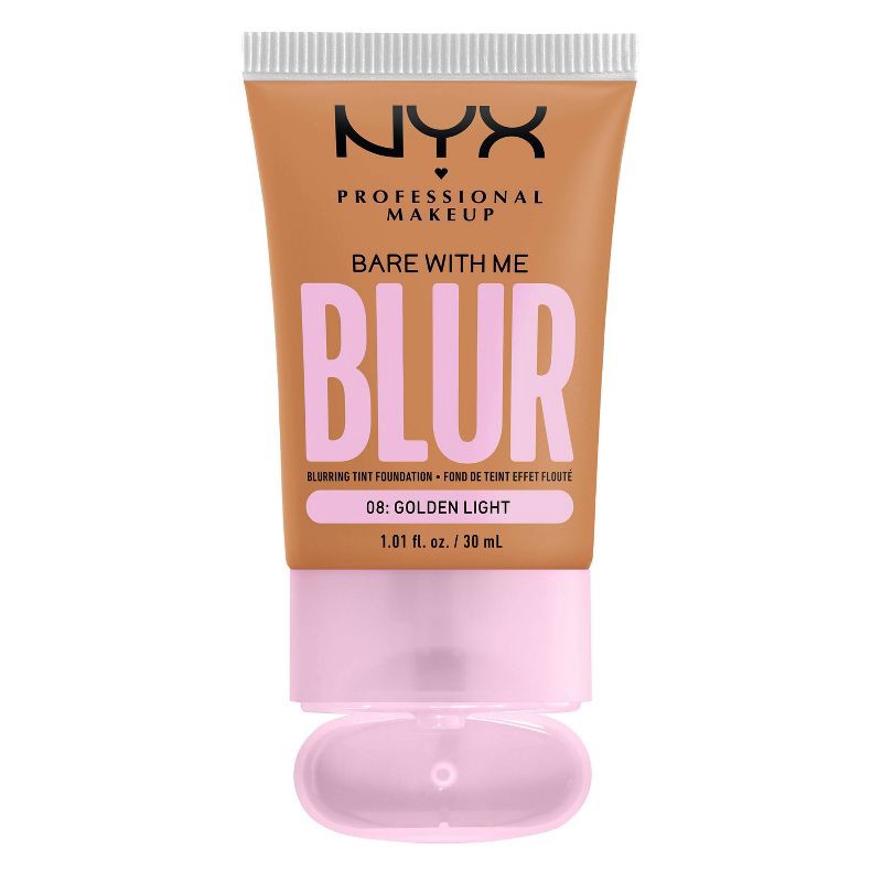 slide 6 of 6, NYX Professional Makeup Bare With Me Blur Tint Soft Matte Foundation - 08 Golden Light - 1.01 fl oz, 1.01 fl oz