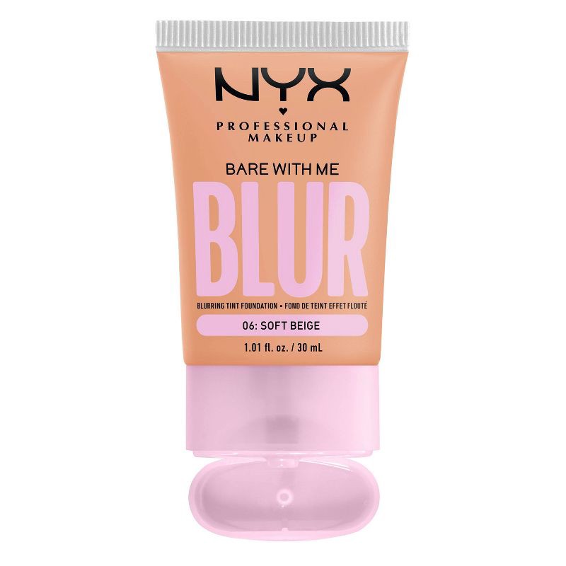 slide 6 of 6, NYX Professional Makeup Bare With Me Blur Tint Soft Matte Foundation - 06 Soft Beige - 1.01 fl oz, 1.01 fl oz