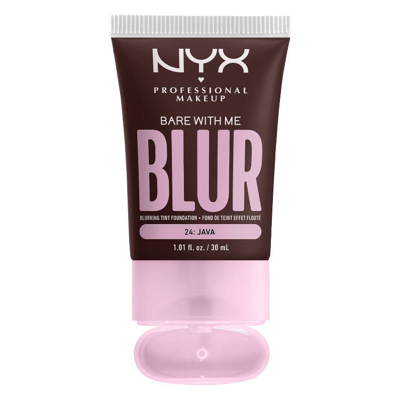 slide 8 of 8, NYX Professional Makeup Bare With Me Blur Tint Soft Matte Foundation - 24 Java - 1.01 fl oz, 1.01 fl oz