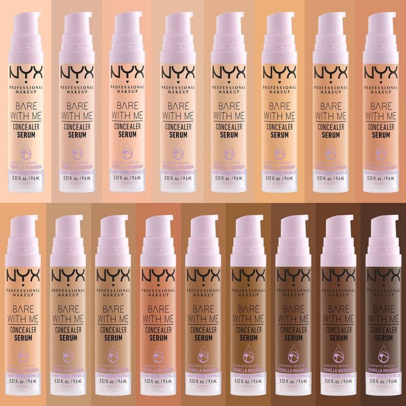 slide 5 of 5, NYX Professional Makeup Bare With Me Serum Concealer - 0.32 fl oz - 2.5 Medium Vanilla, 0.32 fl oz