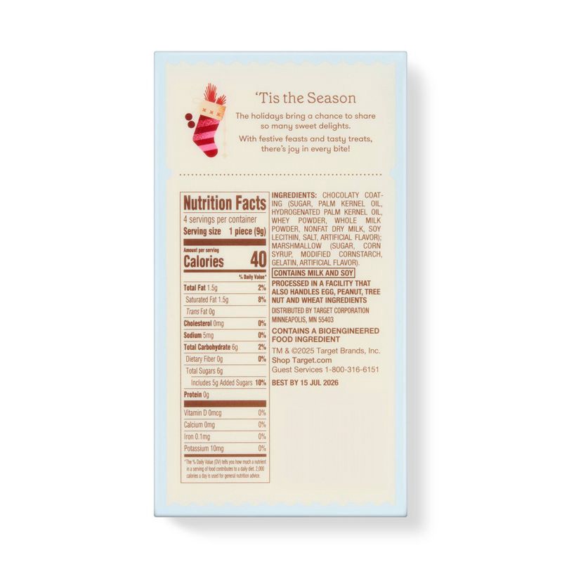 slide 2 of 3, Christmas White Chocolaty Coated Stirrers with Marshmallows - 1.2oz - Favorite Day™, 1.2 oz