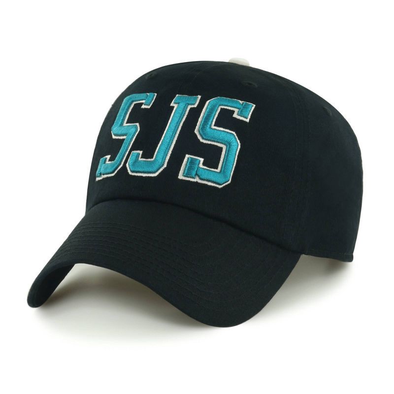 slide 3 of 4, NHL San Jose Sharks Clique Hat: Team Logo Adjustable Cotton Baseball Cap, 1 ct