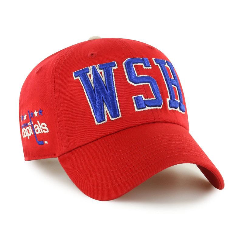 slide 3 of 3, NHL Washington Capitals Clique Hat: Team Logo Adjustable Baseball Cap, 1 ct