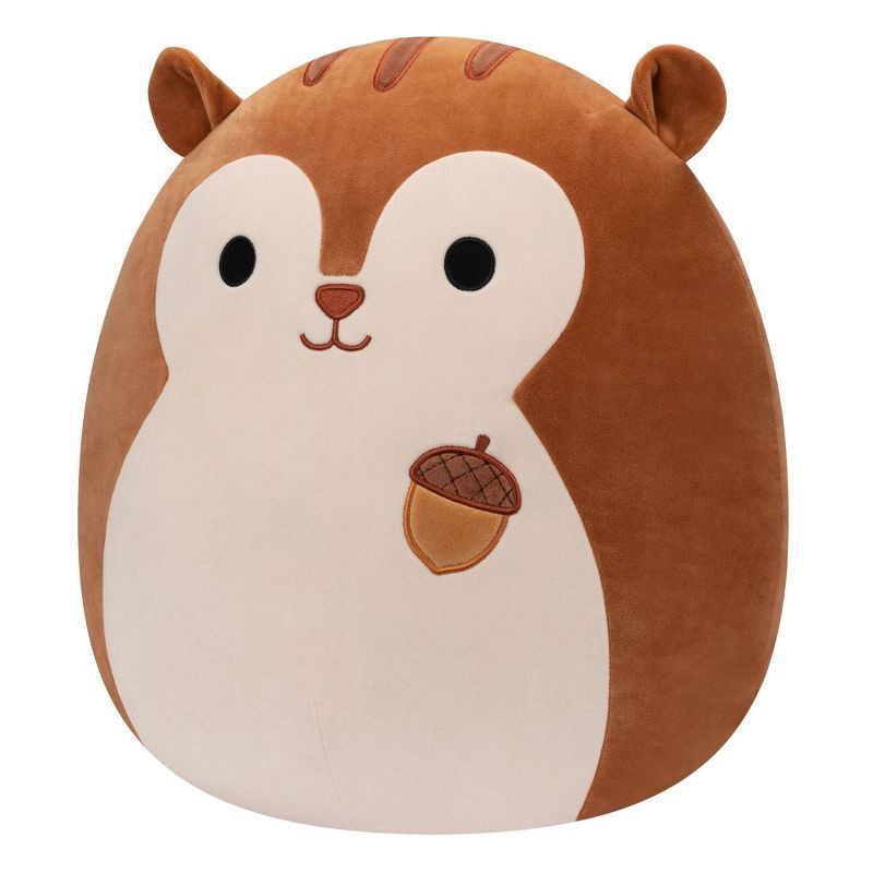 slide 6 of 8, Squishmallows 16" Sawyer the Brown Squirrel with Acorn Plush Toy, 1 ct