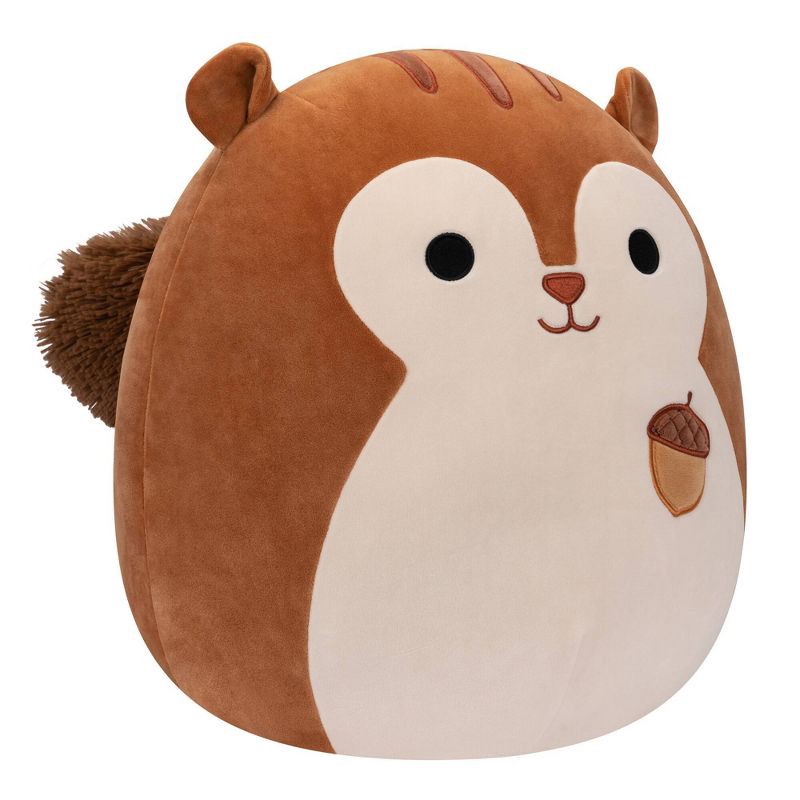slide 2 of 8, Squishmallows 16" Sawyer the Brown Squirrel with Acorn Plush Toy, 1 ct