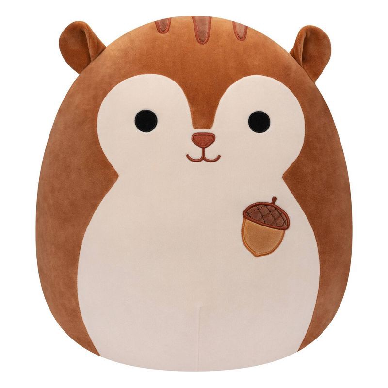 slide 1 of 8, Squishmallows 16" Sawyer the Brown Squirrel with Acorn Plush Toy, 1 ct