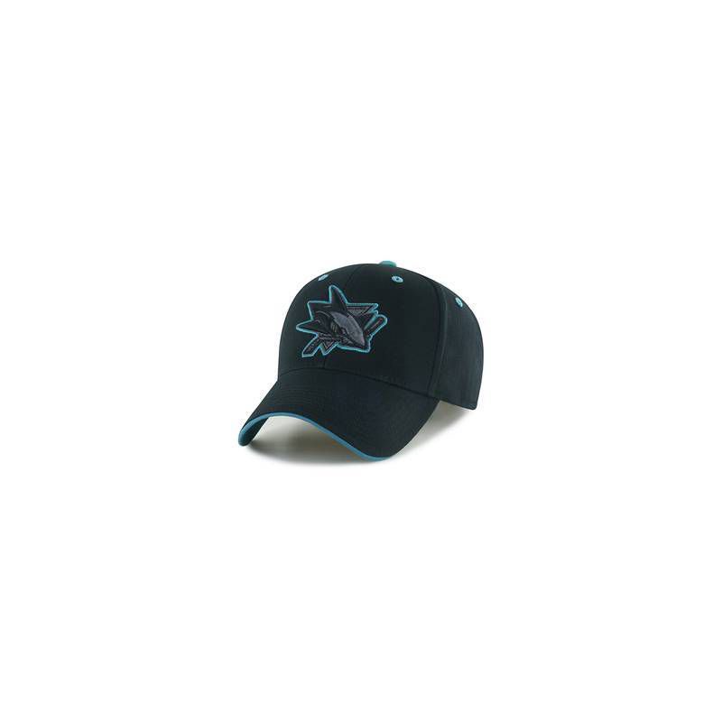 slide 1 of 2, NHL San Jose Sharks Black Money Maker Snap Hat: Cotton Adjustable Team Logo Apparel, 1 ct