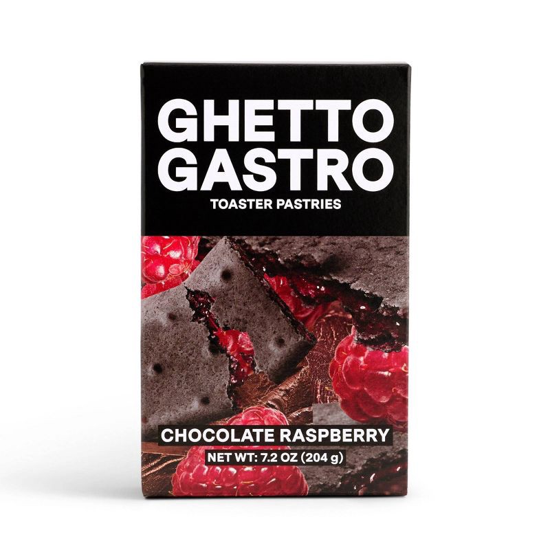 slide 1 of 12, Ghetto Gastro Toaster Pastries Chocolate Raspberry - 7.2oz, 7.2 oz