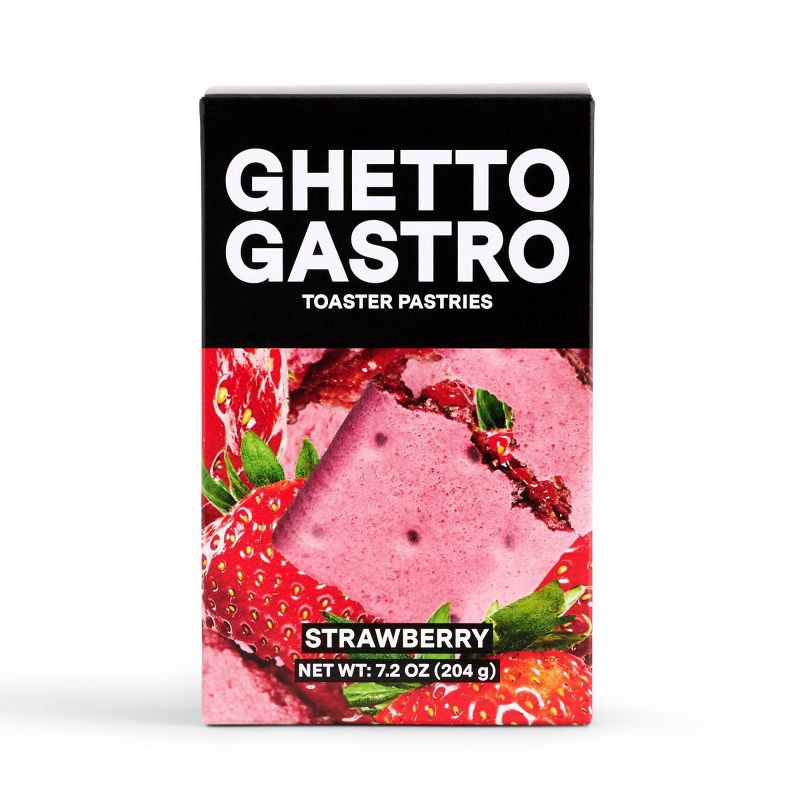 slide 1 of 12, Ghetto Gastro Toaster Pastries Strawberry - 7.2oz, 7.2 oz