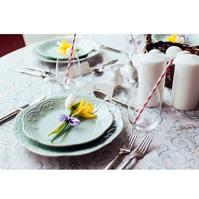 slide 5 of 6, Lenox French Perle Place Setting - Ice Blue, 4 ct