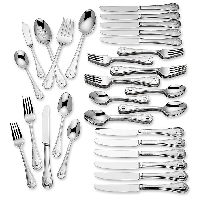 slide 2 of 2, Lenox French Perle Flatware Set, 65 ct