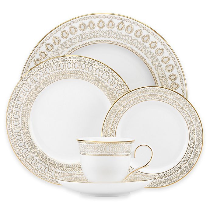 slide 1 of 1, Marchesa by Lenox Gilded Pearl Place Setting, 5 ct