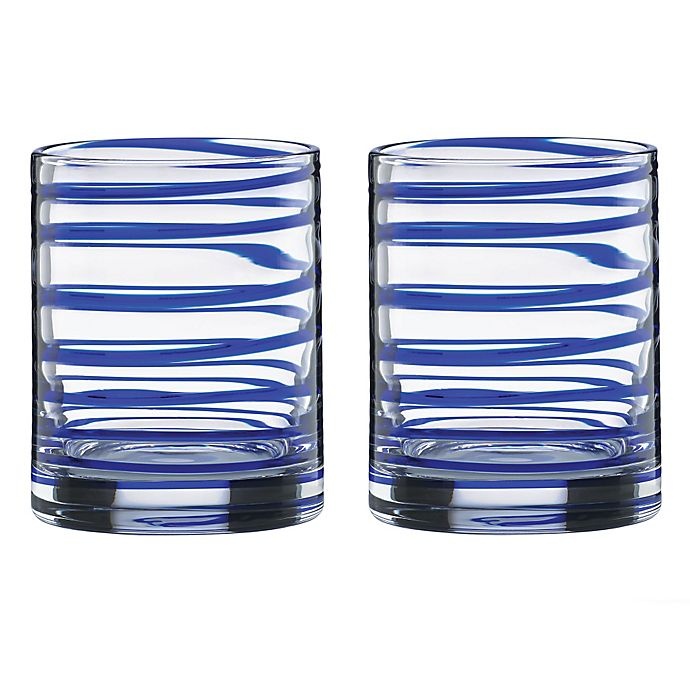 slide 2 of 2, Kate Spade New York Charlotte Street Double Old Fashioned Glasses, 2 ct