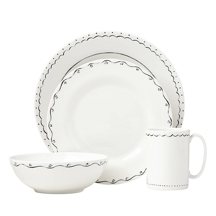 slide 1 of 1, Kate Spade New York Union SquareDoodle Place Setting, 4 ct