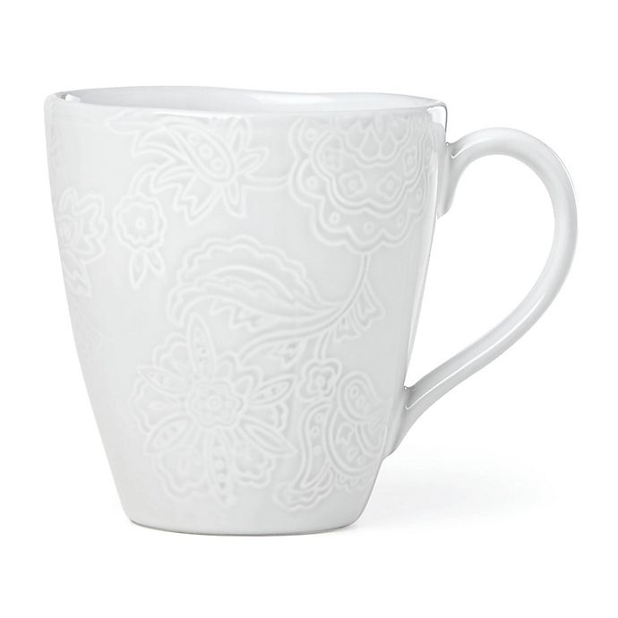 slide 1 of 1, Lenox French Carved Flower Mug, 1 ct