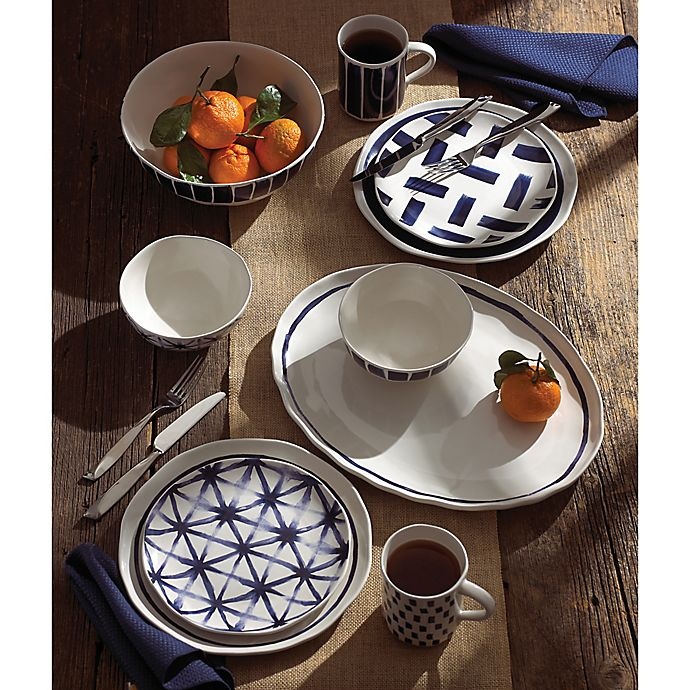 slide 4 of 4, Lenox Painted Elements Indigo Sketch Place Setting, 4 ct