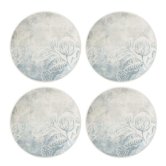 slide 1 of 1, Lenox Textured Neutrals Accent Plates - Slate, 4 ct