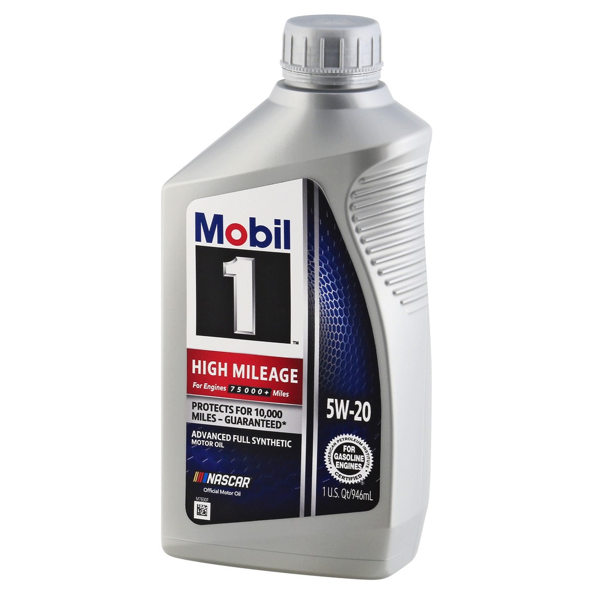 slide 7 of 9, Mobil High Mileage 5W-20 Advanced Full Synthetic Motor Oil 1 qt, 1 qt