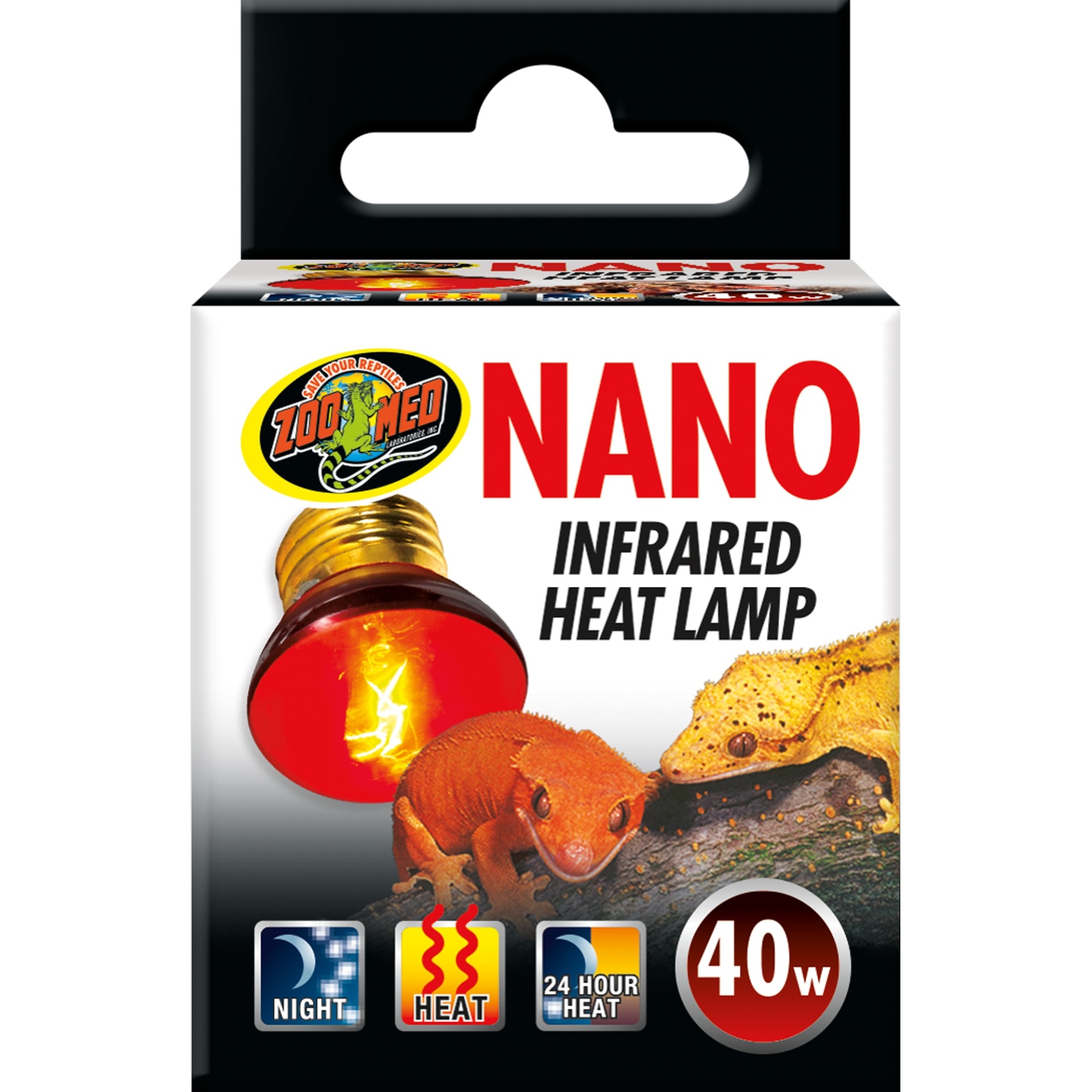 slide 1 of 1, Zoo Med Nano Infrared Heat Lamp, 1 ct