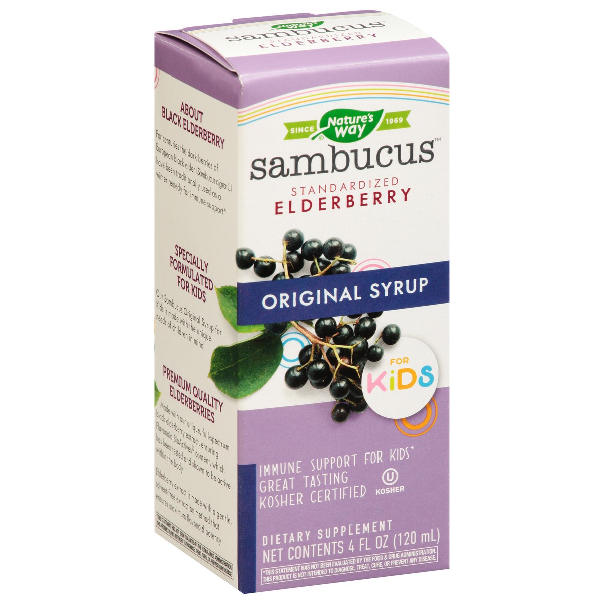 slide 2 of 9, Nature's Way Elderberry For Kids Immune Support Syrup, 4 fl oz