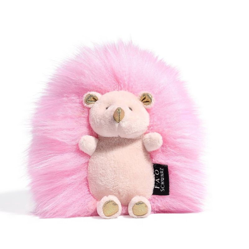 slide 6 of 8, FAO Schwarz 6" Sparklers Pink Hedgehog Toy Plush, 1 ct