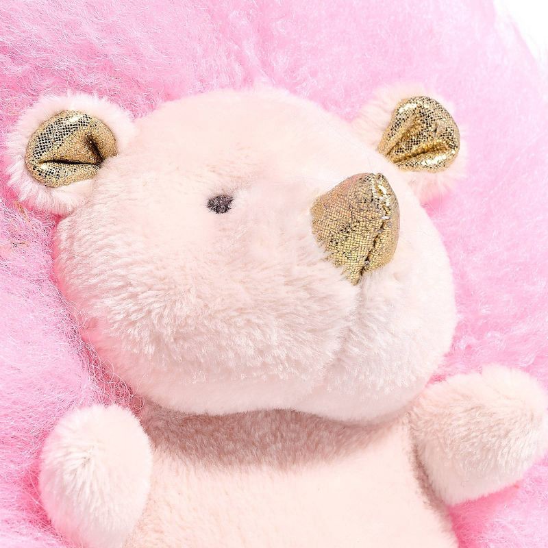 slide 3 of 8, FAO Schwarz 6" Sparklers Pink Hedgehog Toy Plush, 1 ct