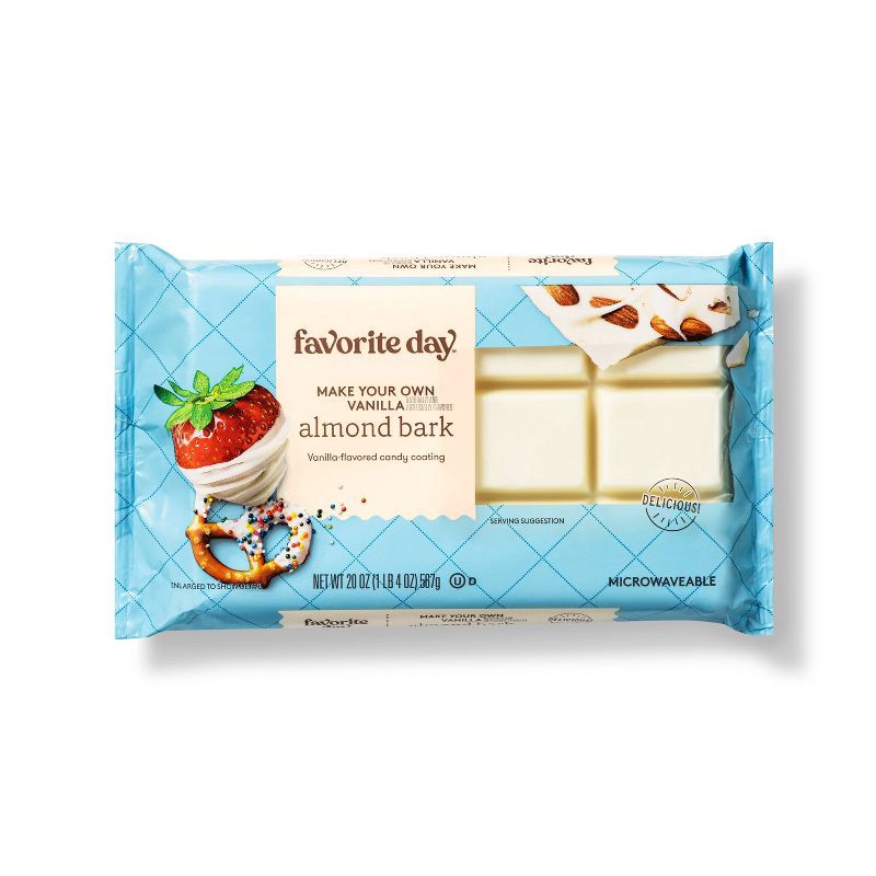 slide 1 of 3, Vanilla Almond Bark - 20oz - Favorite Day™, 20 oz