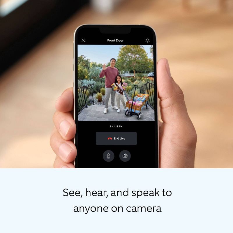 slide 5 of 9, Ring Battery Doorbell Plus – Smart Wi-Fi Video Doorbell with Head-to-Toe HD+ Video - Satin Nickel: 2-Way Talk, Motion Activated, 1 ct