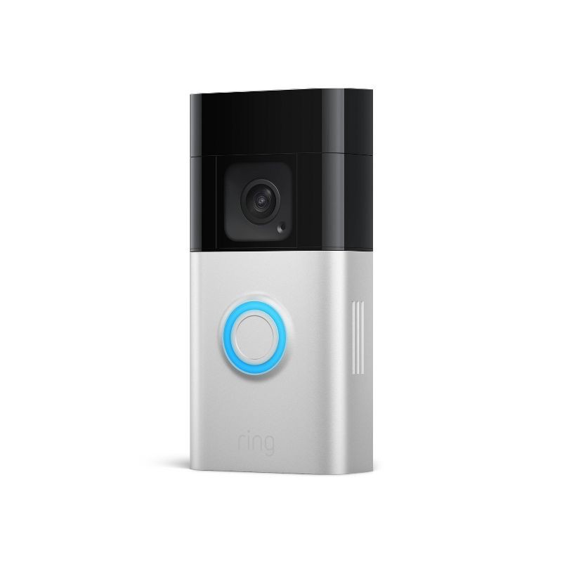 slide 8 of 9, Ring Battery Doorbell Plus – Smart Wi-Fi Video Doorbell with Head-to-Toe HD+ Video - Satin Nickel: 2-Way Talk, Motion Activated, 1 ct