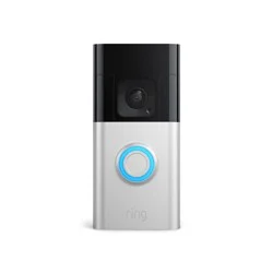 Ring Battery Doorbell Plus – Smart Wi-Fi Video Doorbell with Head-to-Toe HD+ Video - Satin Nickel: 2-Way Talk, Motion Activated