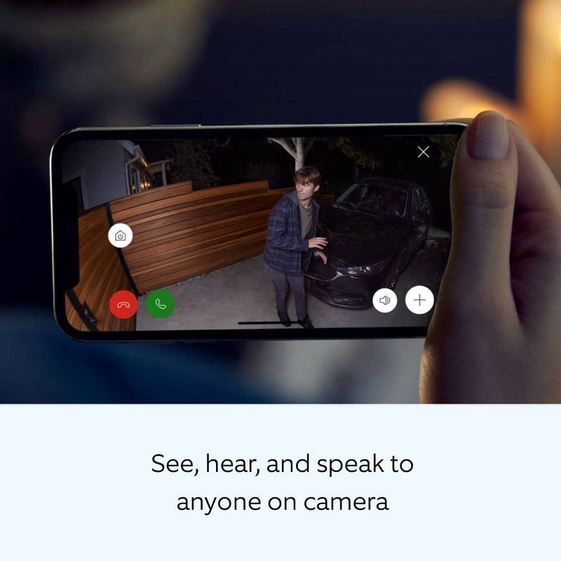 slide 6 of 8, Ring Spotlight Cam Plus (Battery) - White: Outdoor Security, Smartphone Compatible, 1 ct