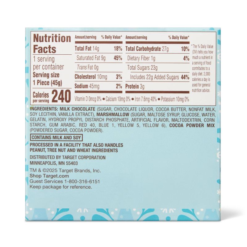 slide 2 of 4, Christmas Hot Chocolate Drink Bomb - Belgian Milk Chocolate Topped with Sprinkles - 1.6oz/1ct - Favorite Day™, 1.6 oz, 1 ct