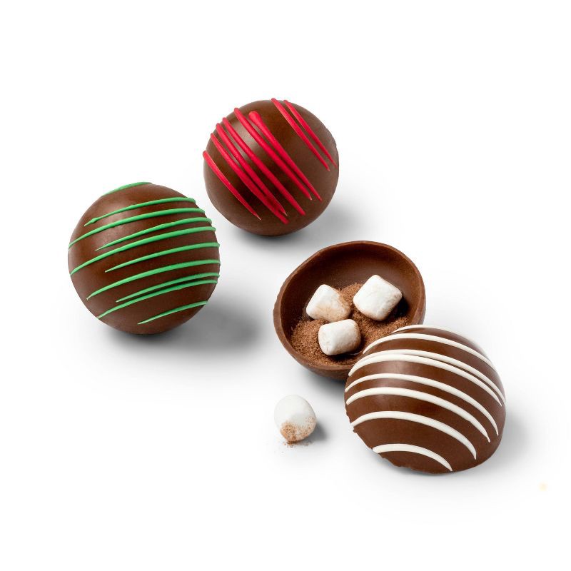 slide 2 of 4, Christmas Hot Chocolate Drink Bombs - 4.8oz/3ct - Favorite Day™, 4.8 oz, 3 ct