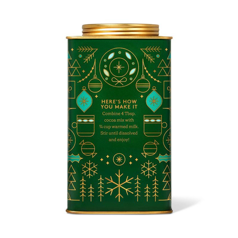 slide 4 of 4, Christmas Premium Dessert Mint Cocoa Tin - 9.5oz - Favorite Day™, 9.5 oz