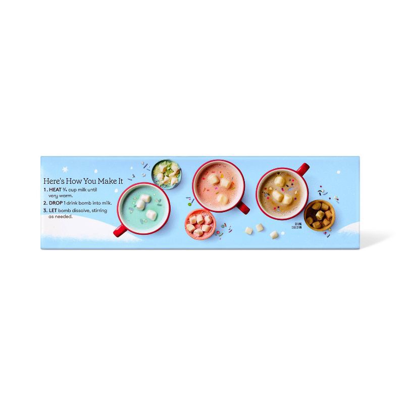 slide 4 of 4, Christmas Merry Magic Hot Drink Bombs - 4.8oz/3ct - Favorite Day™, 4.8 oz, 3 ct