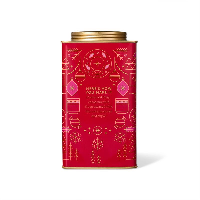 slide 4 of 4, Christmas Premium Peppermint Cocoa Tin - 9.5oz - Favorite Day™, 9.5 oz