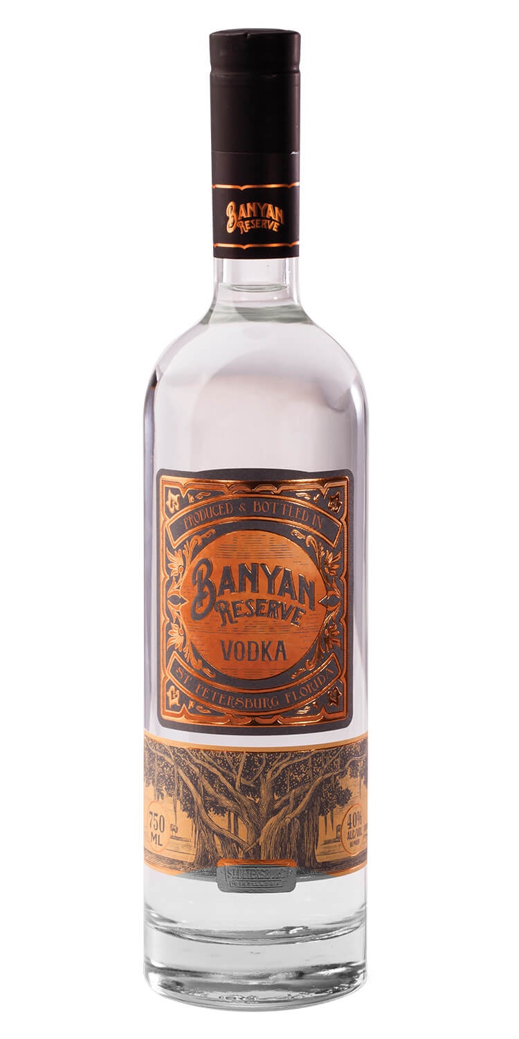 slide 1 of 1, Banyan Reserve Vodka, 750 ml