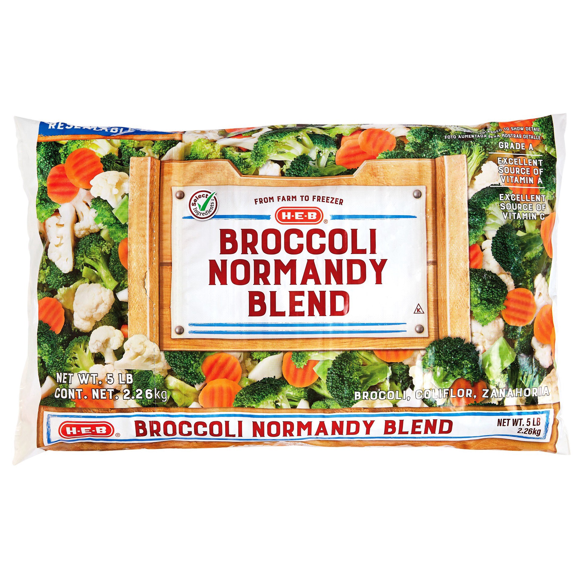 slide 1 of 1, H-E-B Broccoli Normandy, 80 oz