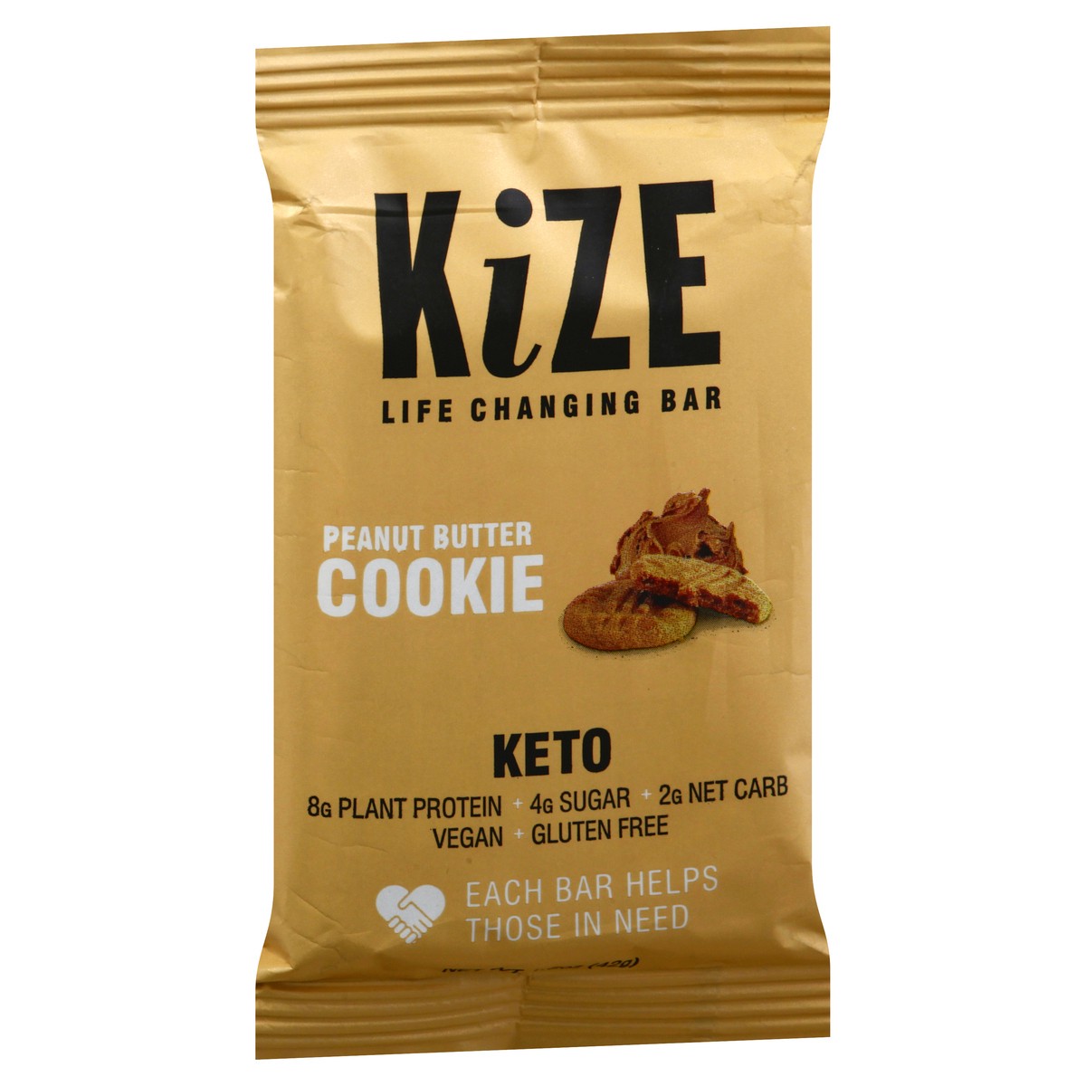slide 3 of 13, KiZE Keto Peanut Butter Cookie Energy Bar 1.5 oz, 1.5 oz