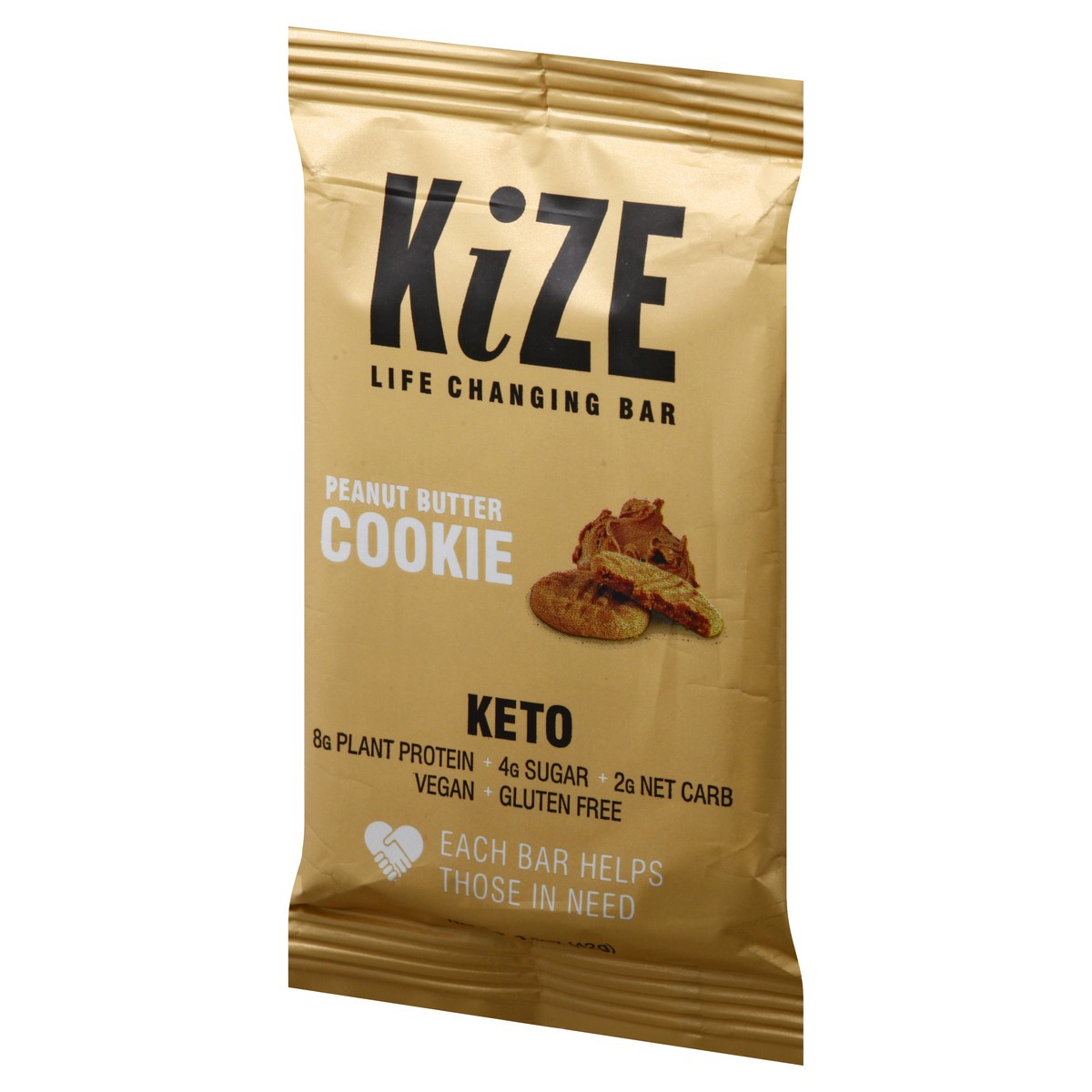 slide 10 of 13, KiZE Keto Peanut Butter Cookie Energy Bar 1.5 oz, 1.5 oz